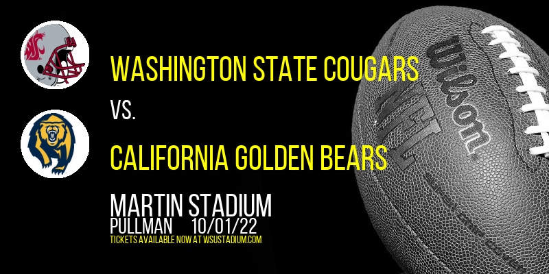 Washington State Cougars vs. California Golden Bears at Martin Stadium