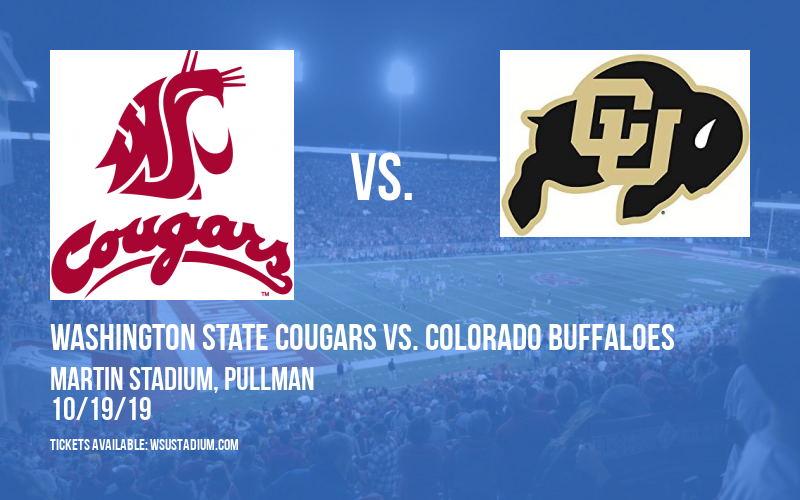 Washington State Cougars vs. Colorado Buffaloes at Martin Stadium