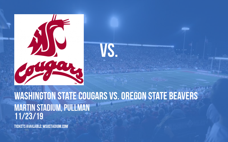 Washington State Cougars vs. Oregon State Beavers at Martin Stadium