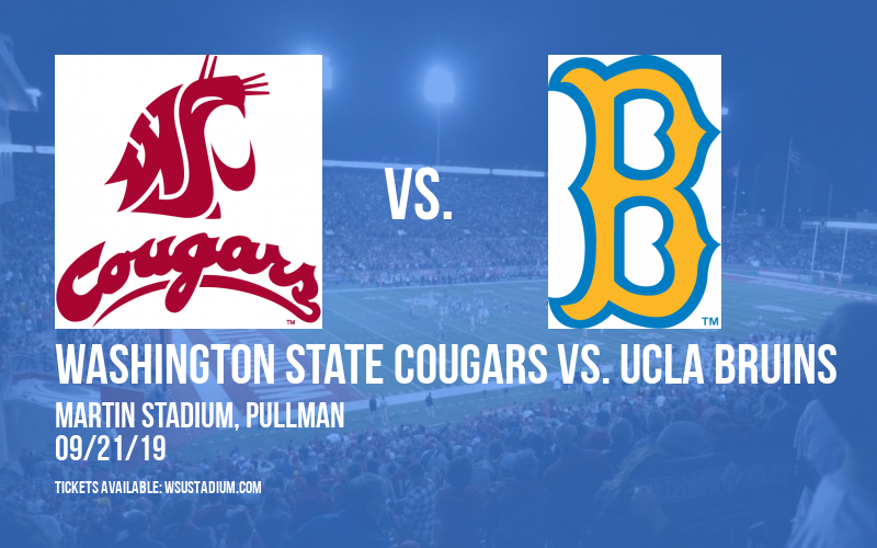 Washington State Cougars vs. UCLA Bruins at Martin Stadium