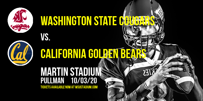 Washington State Cougars vs. California Golden Bears at Martin Stadium