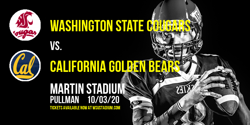 Washington State Cougars vs. California Golden Bears at Martin Stadium tickets Washington State Cougars vs. California Golden Bears at Martin Stadium